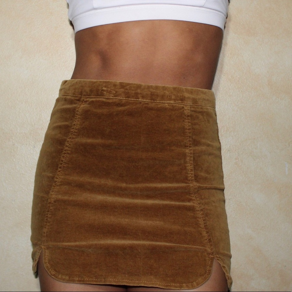 Brandy melville suede raquel skirt
